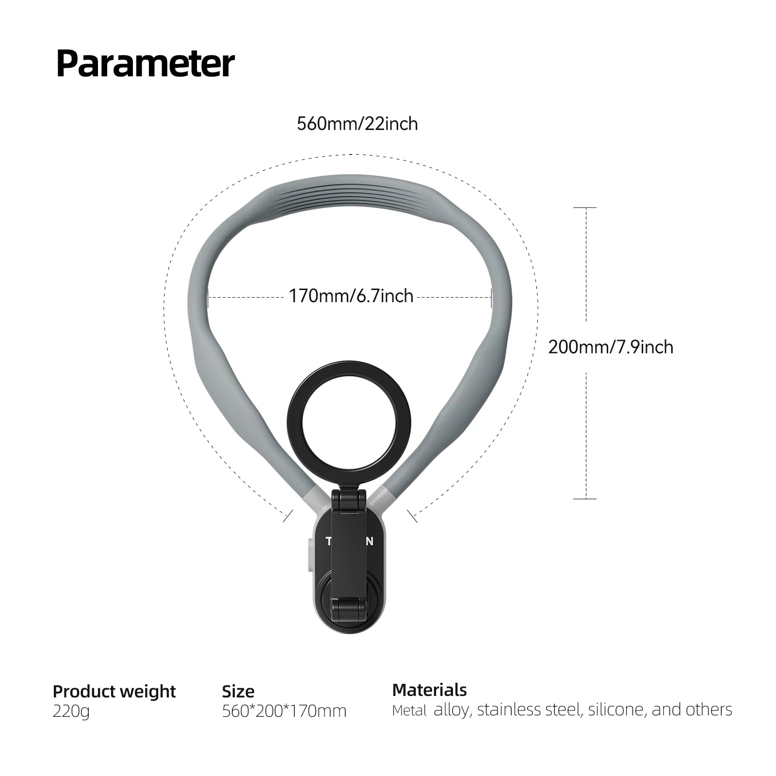 FreeView™ Pro - TELESIN Magnetic Neck Mount